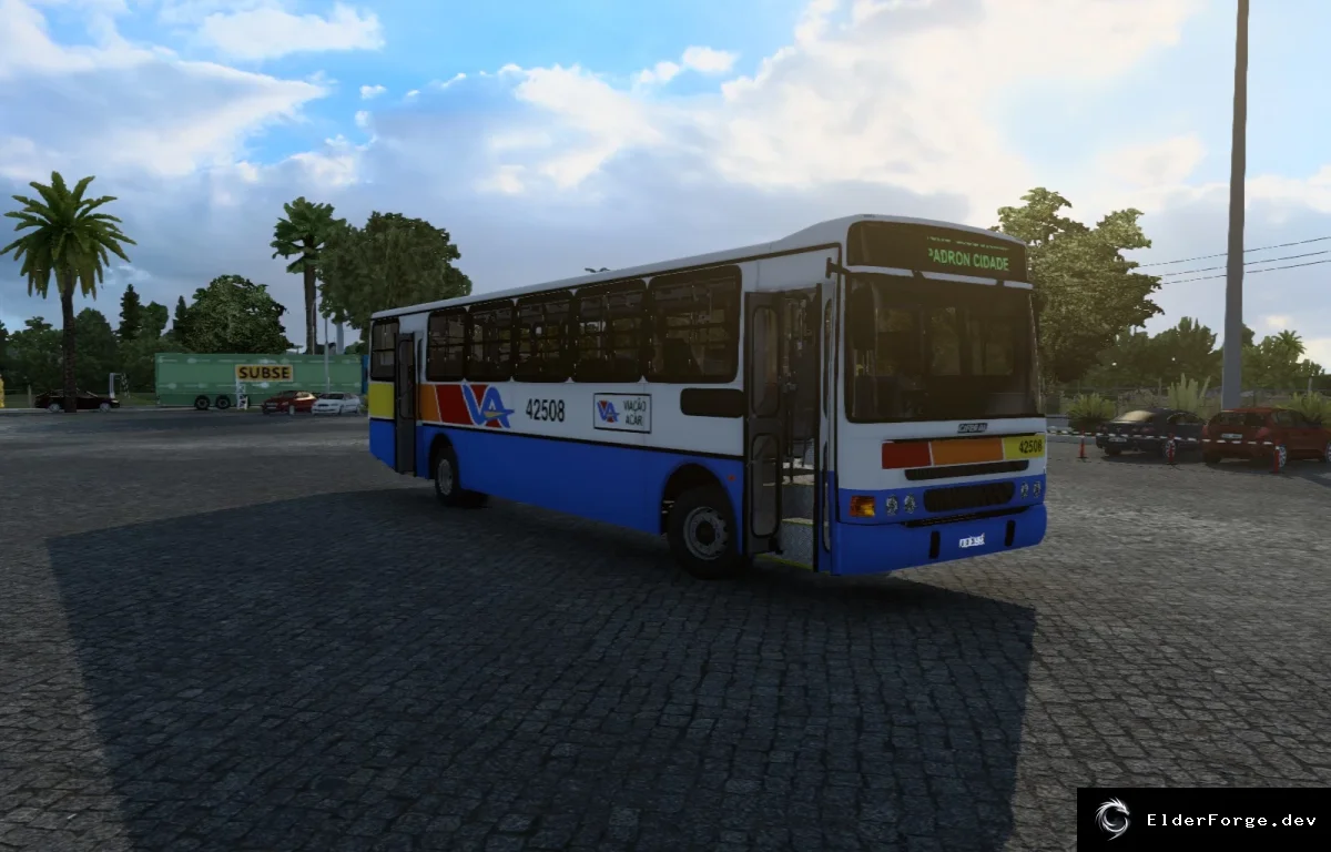 Обложка мода: Euro Truck Simulator 2 — автобус Ciferal Padron Cidade v1.0 (поддержка 1.43.x)