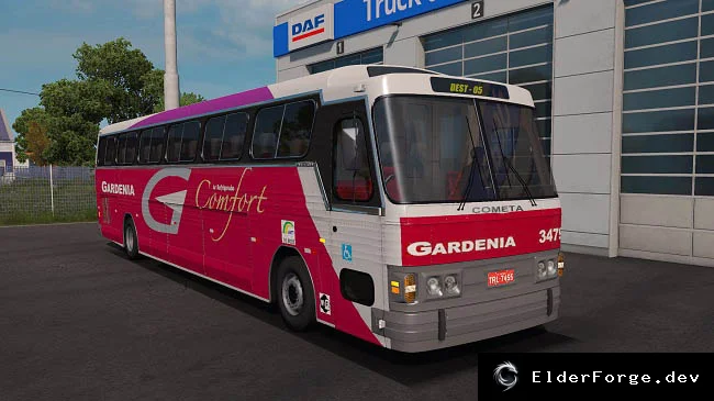 Обложка мода: Euro Truck Simulator 2 – Автобус CMA Comet v2.37 для версии 1.38.x