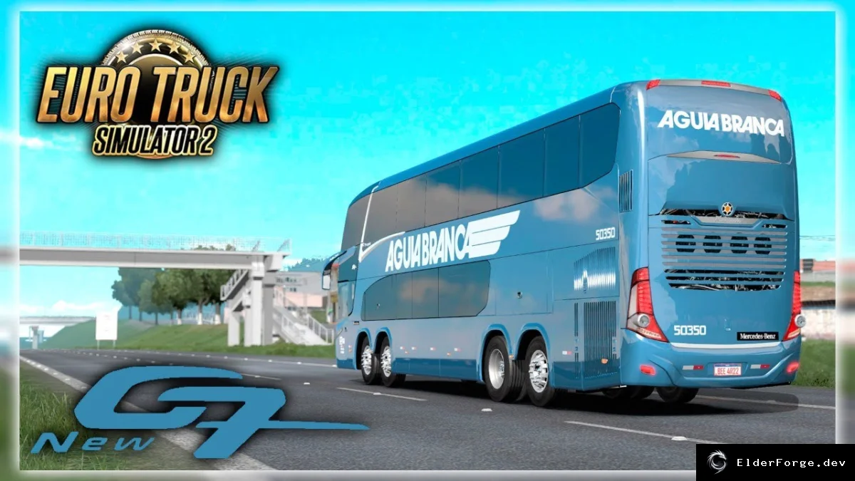 Обложка мода: Euro Truck Simulator 2 — автобус Marcopolo G7 1800 DD v1.1 (поддержка 1.39.x)