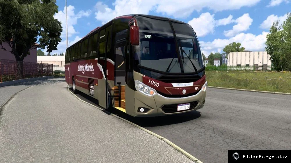 Обложка мода: Euro Truck Simulator 2 – автобус Marcopolo Viaggio G8 800 (мод)