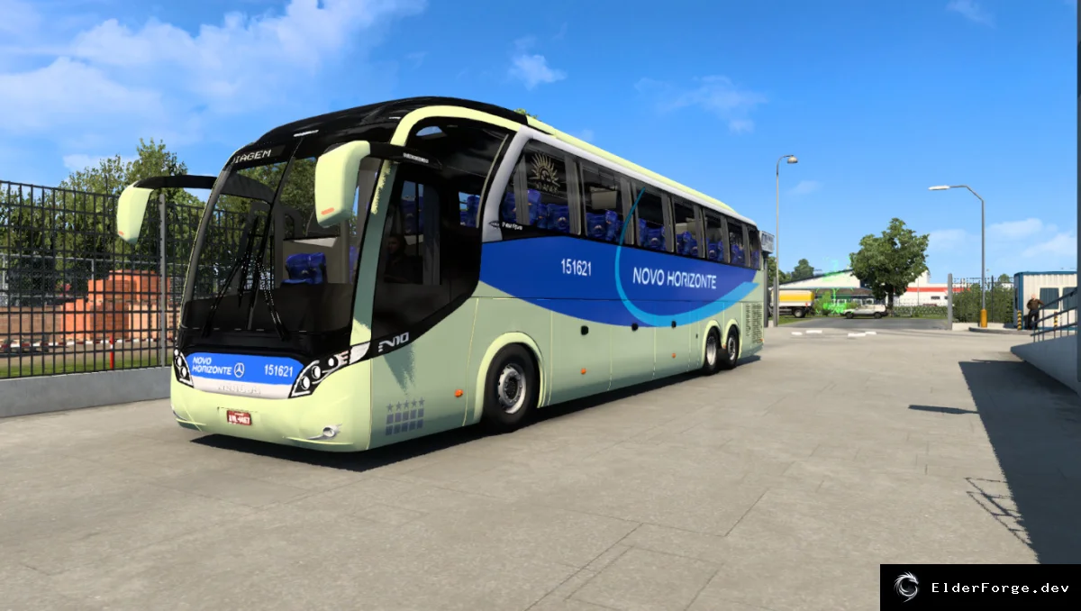 Обложка мода: Euro Truck Simulator 2 – автобус Neobus New Road N10 380 на шасси Mercedes-Benz