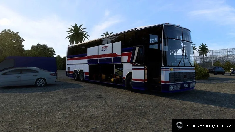 Обложка мода: Euro Truck Simulator 2 — автобус Nielson Diplomata 380 (мод для версии 1.44)