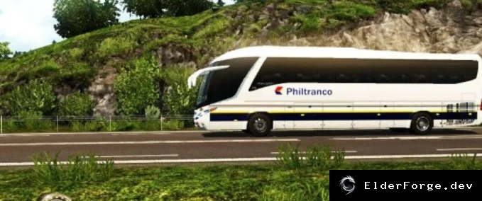 Обложка мода: Euro Truck Simulator 2 – автобус Scania G7 1200 с филиппинской ливреей