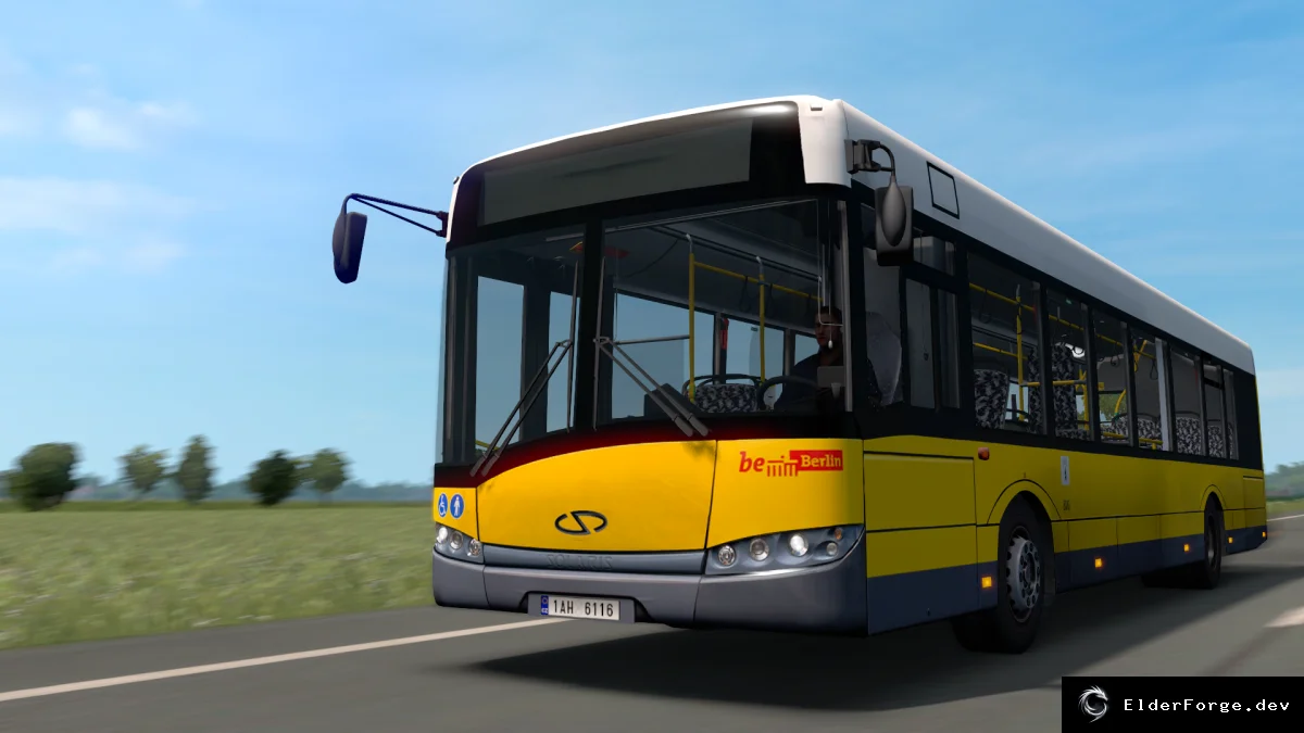 Обложка мода: Euro Truck Simulator 2 – Автобус Solaris Urbino III 12 (версия 1.50)