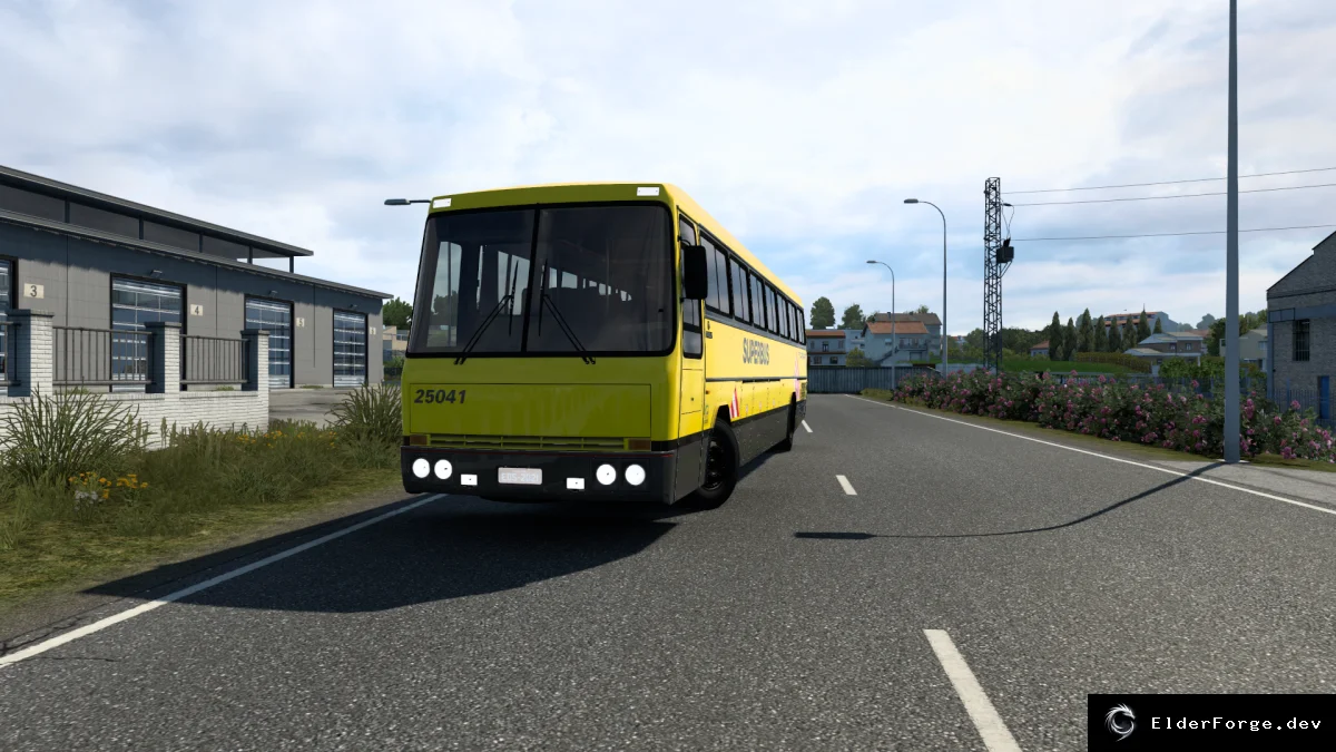 Обложка мода: Euro Truck Simulator 2 – Автобус Ttribuss Superbus III (мод 1.45)