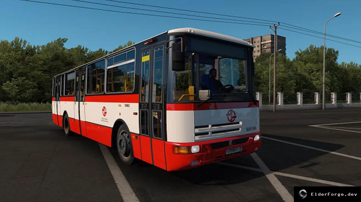 Обложка мода: Euro Truck Simulator 2 – автобусы Karosa 95x (B951/2 и C954) для версии 1.45/1.46