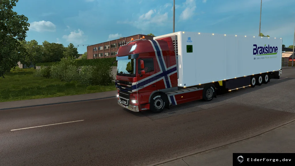 Обложка мода: Euro Truck Simulator 2 – автономный прицеп Schmitz Braxstone (ETS2)