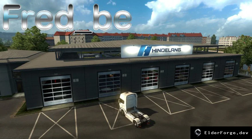 Обложка мода: Euro Truck Simulator 2 — Большой гараж Hindelang: расширенный сервис