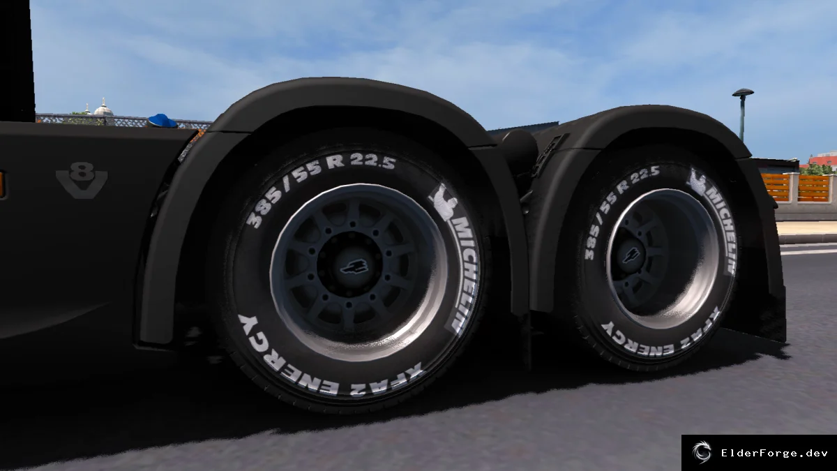 Обложка мода: Euro Truck Simulator 2 – Большой набор шин и дисков: шоссейные, внедорожные, зимние (v1.4)
