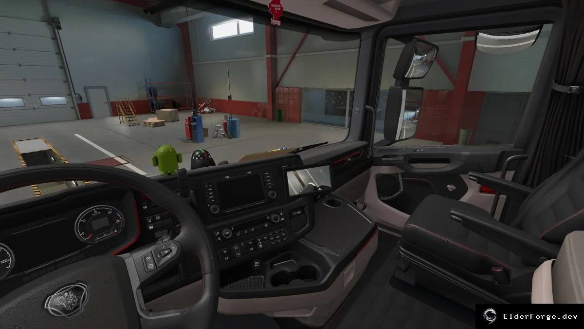 Обложка мода: Euro Truck Simulator 2: Cornereye и фронтальная камера для Scania 2016 (v1.45)