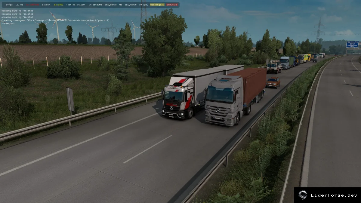 Обложка мода: Euro Truck Simulator 2 – D3S Mercedes Antos 12 (beta 1.39) – британские кабины и FMOD звук