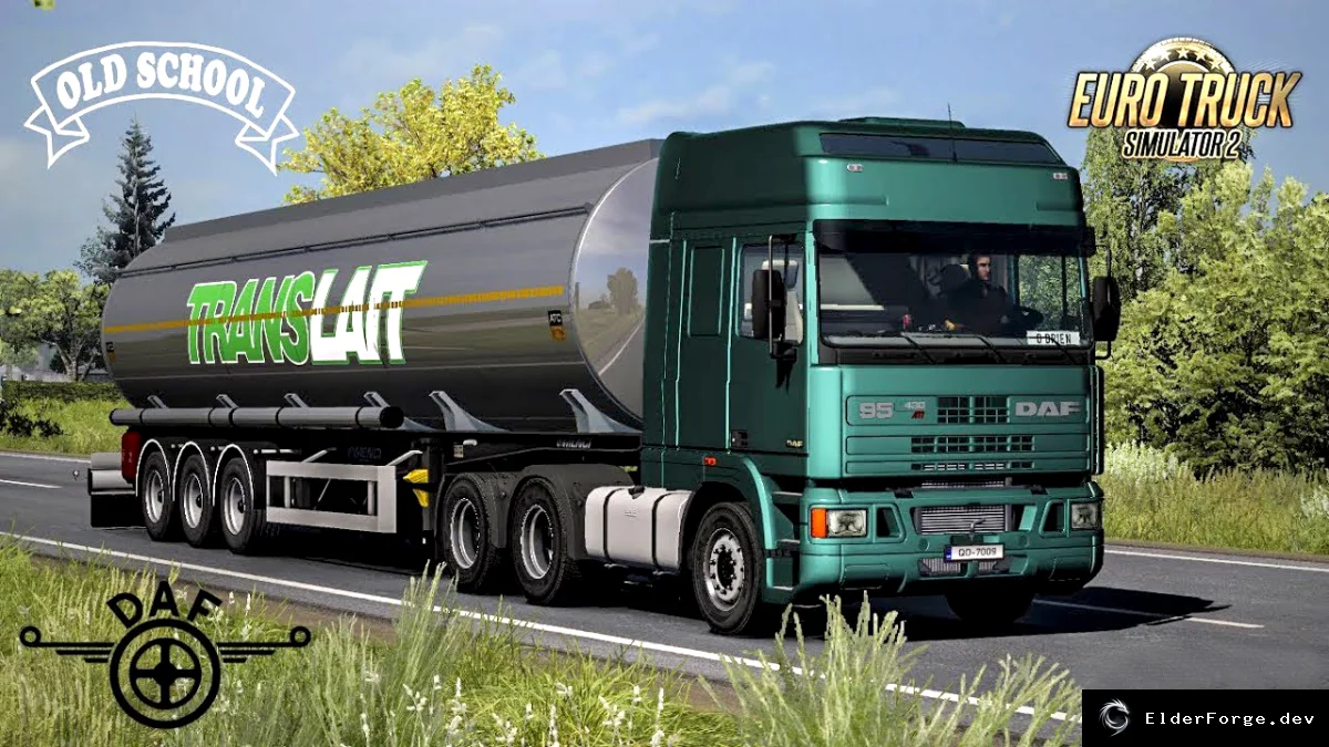 Обложка мода: Euro Truck Simulator 2 – DAF 95 ATI (неофициальное обновление)