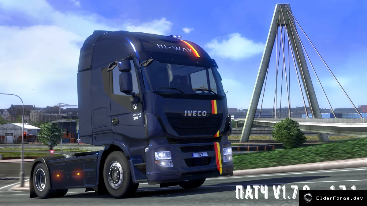 Обложка мода: Euro Truck Simulator 2 – демонстрационный патч 1.7.0 → 1.7.1 (ETS2)