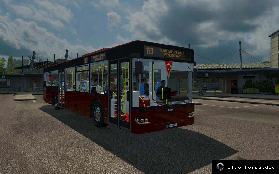 Обложка мода: Euro Truck Simulator 2 – DESIGN X3 BUS: новый автобус Iveco в ETS2