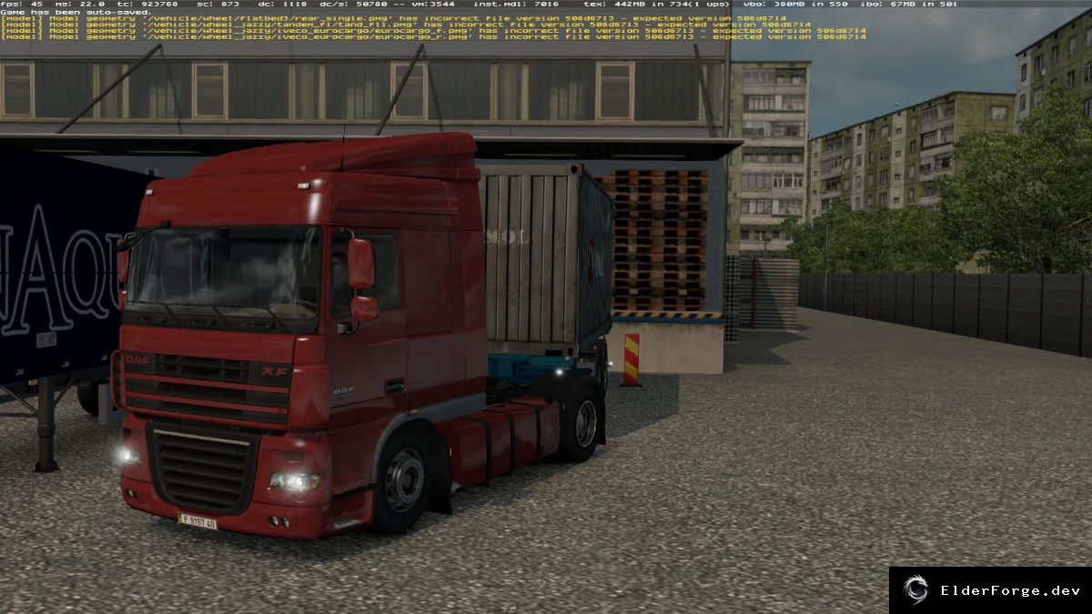 Обложка мода: Euro Truck Simulator 2 «Диспетчер» для версии 1.27 – новые швеллеры и символы