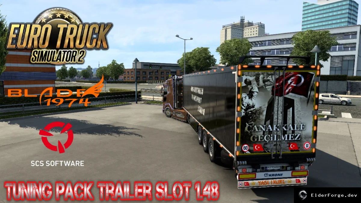 Обложка мода: Euro Truck Simulator 2 — дополнительные слоты тюнинга для прицепов (ETS2 1.49)