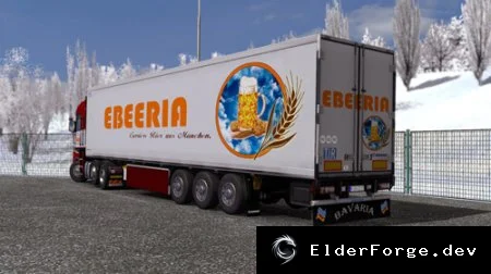 Обложка мода: Euro Truck Simulator 2 — Доработанный рефрижератор: новые размеры и аксессуары