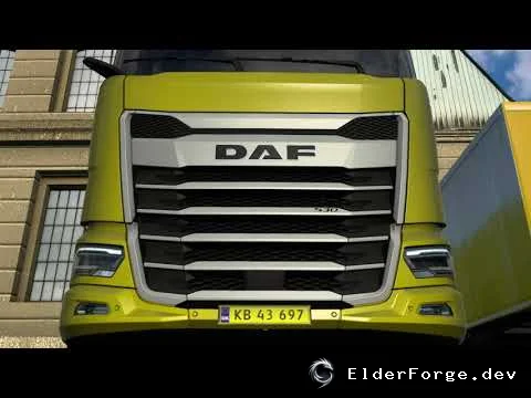 Обложка мода: Euro Truck Simulator 2 – Двигатели Paccar MX‑13 для DAF XF/XG с оригинальными звуками