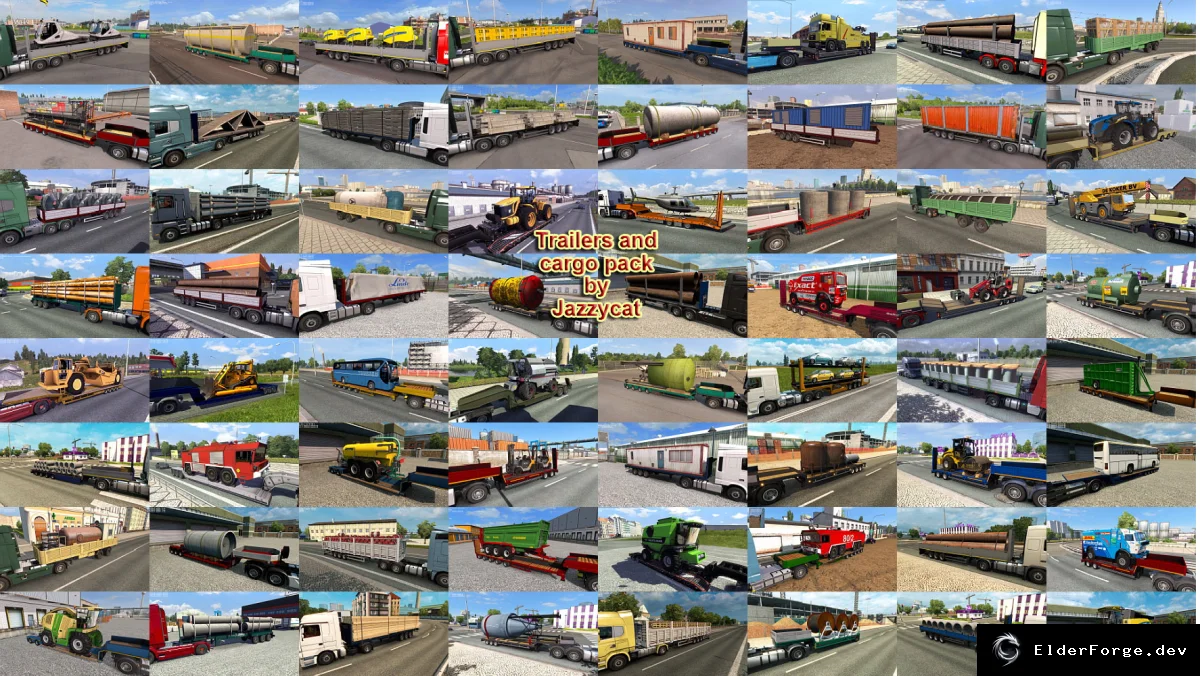 Обложка мода: Euro Truck Simulator 2 – Фикс #2 для пакета прицепов v6.8 (патч 1.31.x beta)