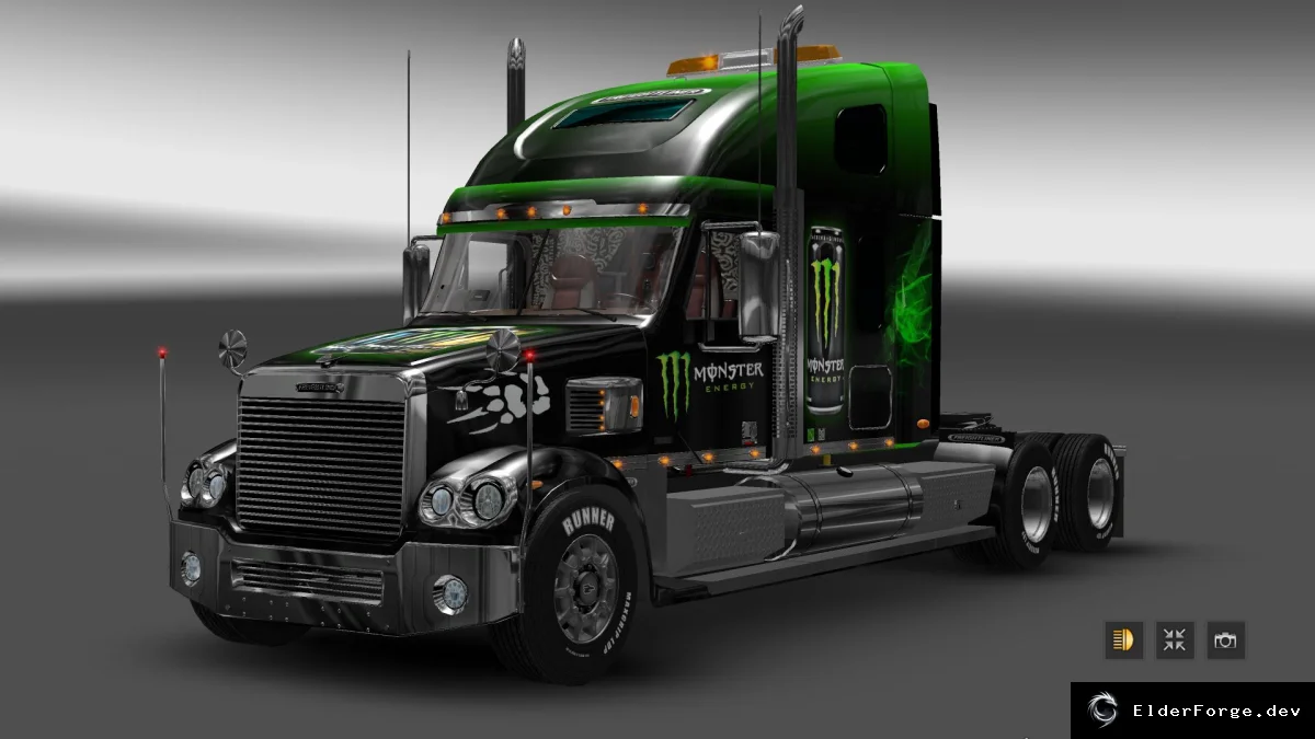 Обложка мода: Euro Truck Simulator 2 – Фикс для Freightliner Coronado (v1.31.x)