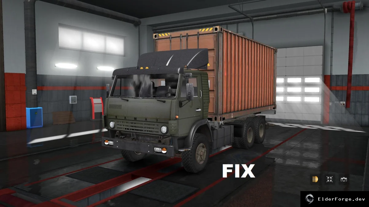 Обложка мода: Euro Truck Simulator 2 – Фикс для Камаза 5320 (Nikola) версии 1.0 для 1.31.x