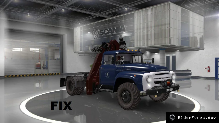 Обложка мода: Euro Truck Simulator 2 – Фикс для ЗИЛ‑130/131/133 (v1.31.x)