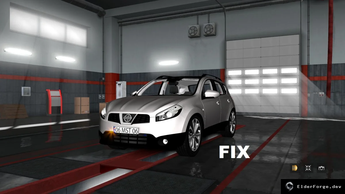 Обложка мода: Euro Truck Simulator 2 – Фикс Nissan Qashqai 2010 для версии 1.31.x