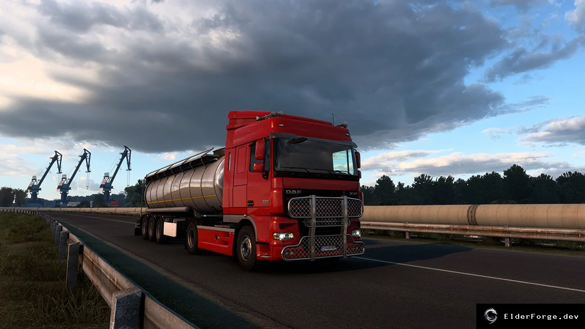 Обложка мода: Euro Truck Simulator 2 – Фикс совместимости карт RusMap и ProMods (северная часть)
