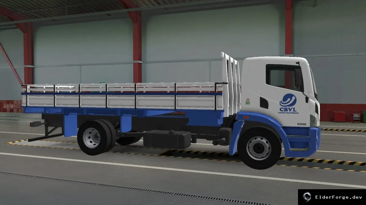 Обложка мода: Euro Truck Simulator 2 – грузовик Agrale 14000S с новым двигателем и тюнингом