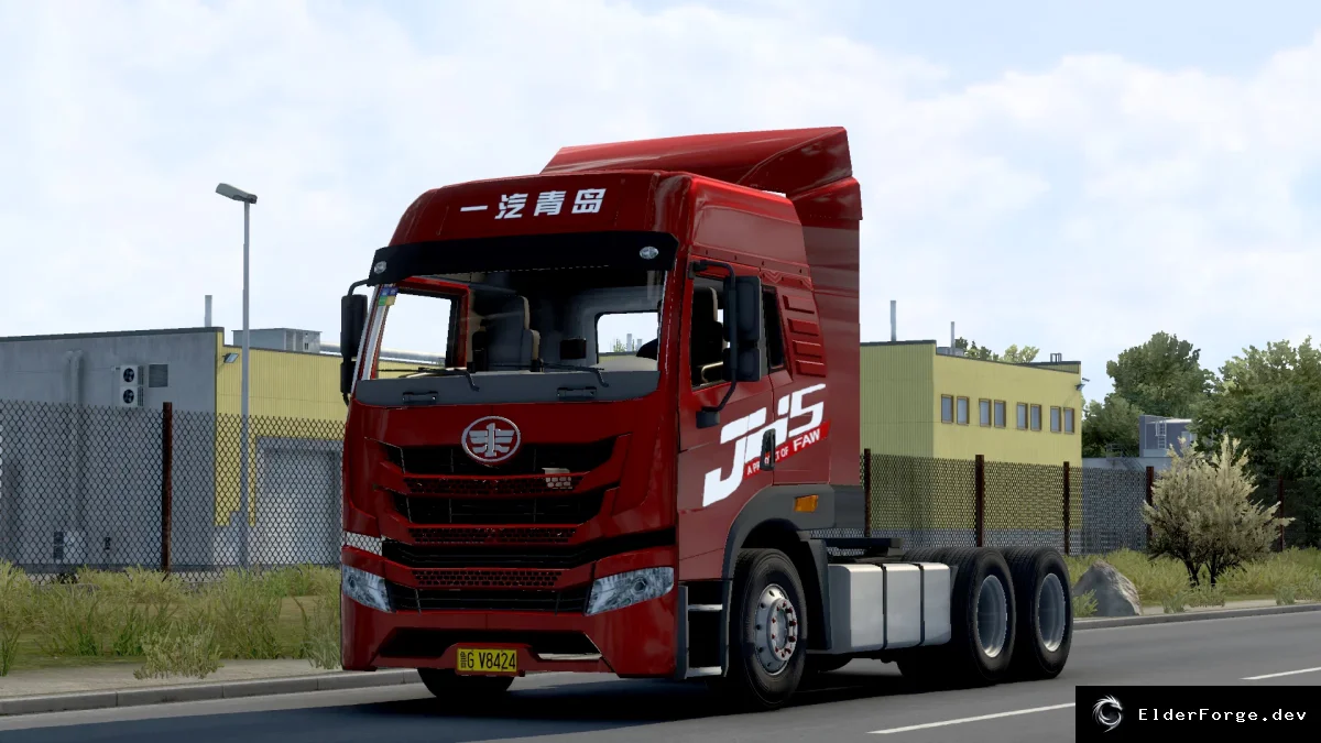 Обложка мода: Euro Truck Simulator 2 — грузовик FAW JH5 (версия 1.46)