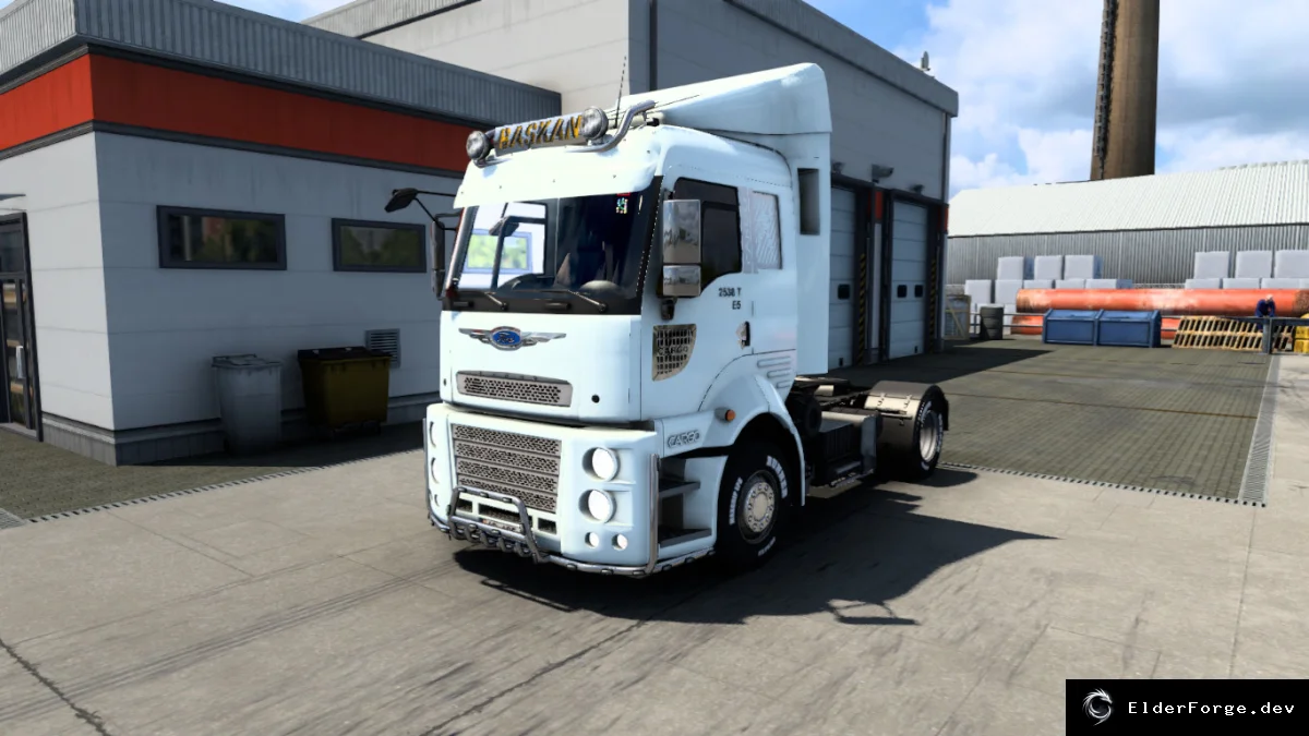 Обложка мода: Euro Truck Simulator 2 – грузовик Ford Cargo H476 (мод для версии 1.43.x)