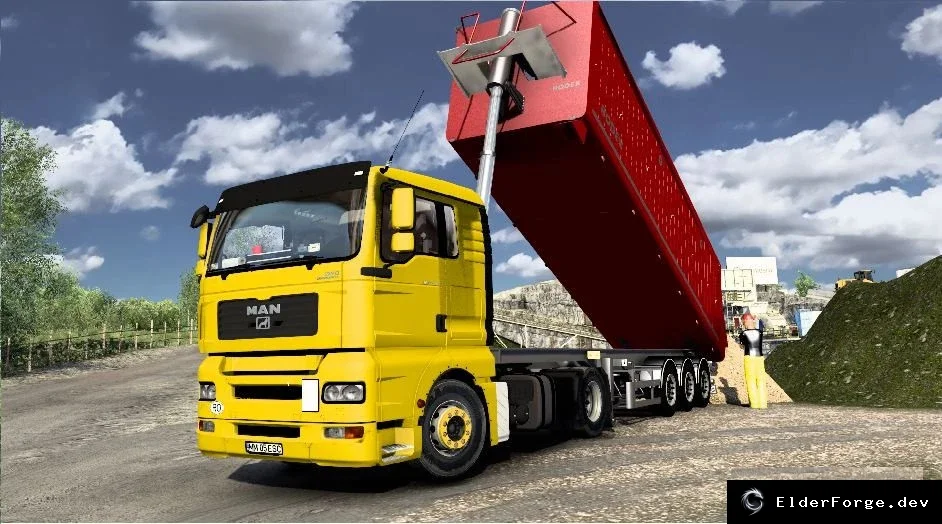 Обложка мода: Euro Truck Simulator 2 – грузовик Man Tga Low Cab RoStyle (v1.41.x)