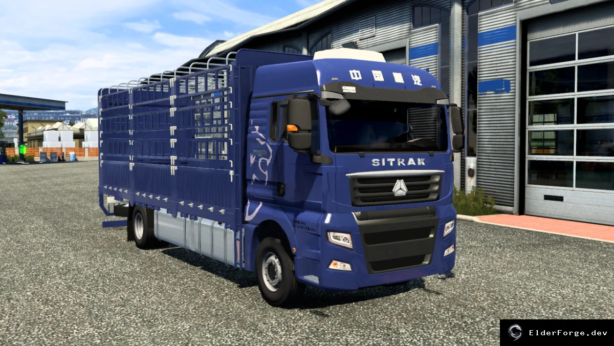 Обложка мода: Euro Truck Simulator 2 – Грузовик Sitrak (фургон) для версии 1.44