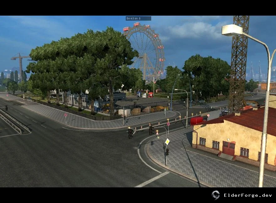Обложка мода: Euro Truck Simulator 2 – Hamburg Edit Alpha: расширенный сервис и агентства