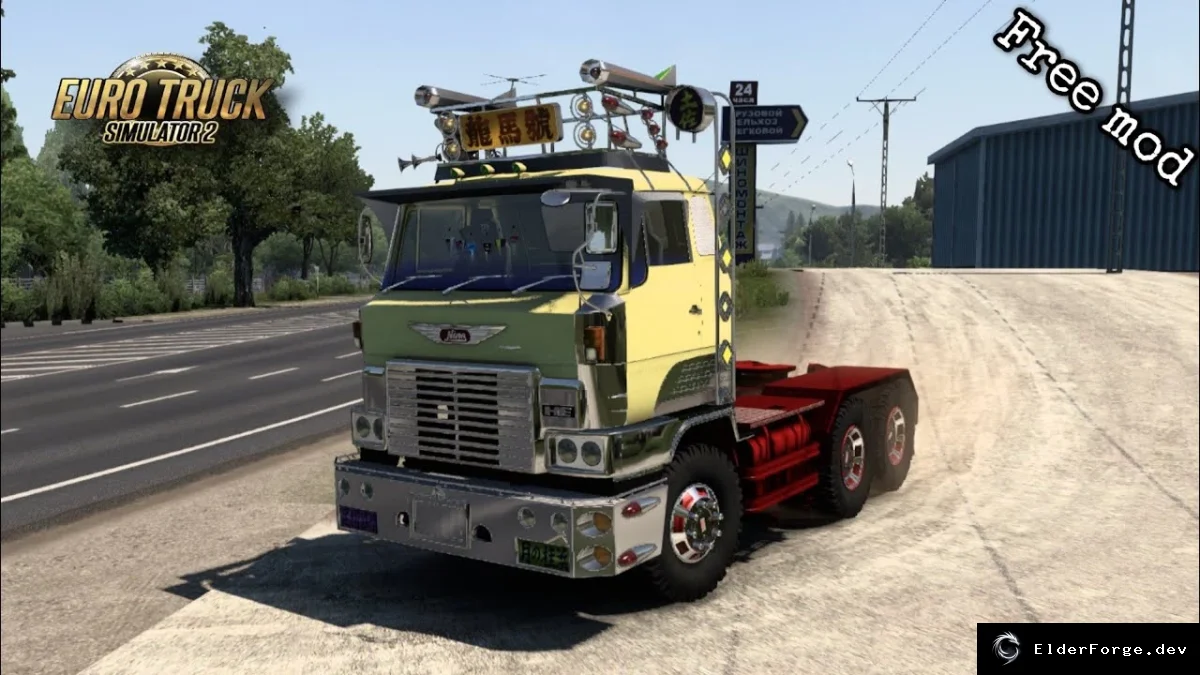 Обложка мода: Euro Truck Simulator 2: Hino HE – новый грузовик для версии 1.46