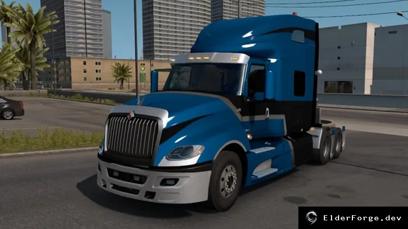 Обложка мода: Euro Truck Simulator 2 – International LT625 2019 (v1.9) – новые кабины и шасси