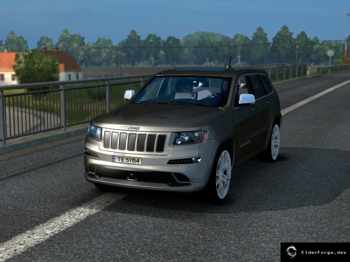 Обложка мода: Euro Truck Simulator 2 – Jeep Grand Cherokee STR8 Fix для версии 1.17