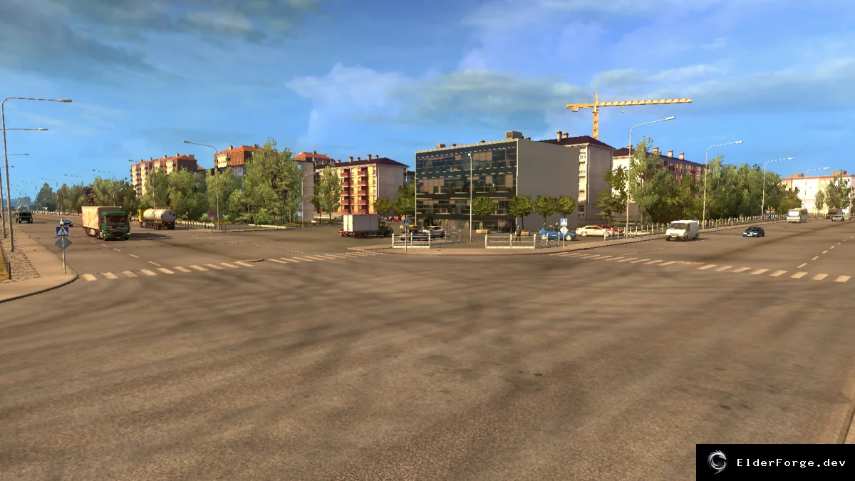 Обложка мода: Euro Truck Simulator 2 – Карта «Великая Степь»: Дорога к озеру Арал (v1.0b)