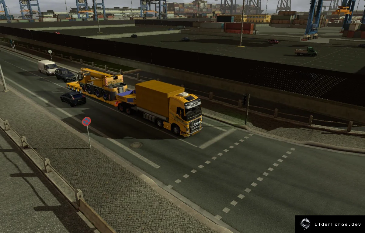 Обложка мода: Euro Truck Simulator 2 – Крановый комплект Boekestijn Kraan Verhuur (Pack) для версий 1.10‑1.11