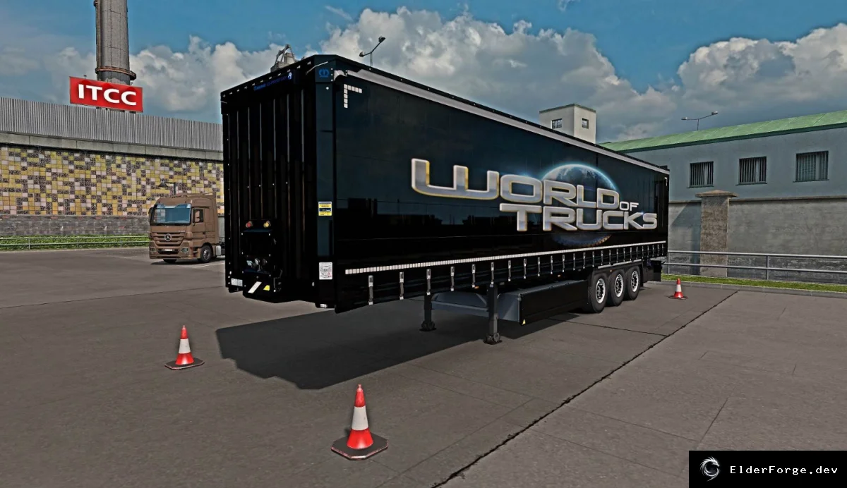 Обложка мода: Euro Truck Simulator 2 – Krone Profi Liner Owned Trailer от World of Trucks (v1.0)