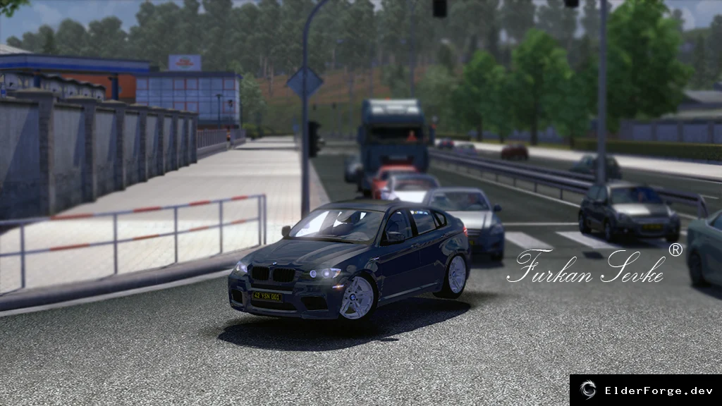 Обложка мода: Euro Truck Simulator 2 – Легковой BMW X6 в личное пользование