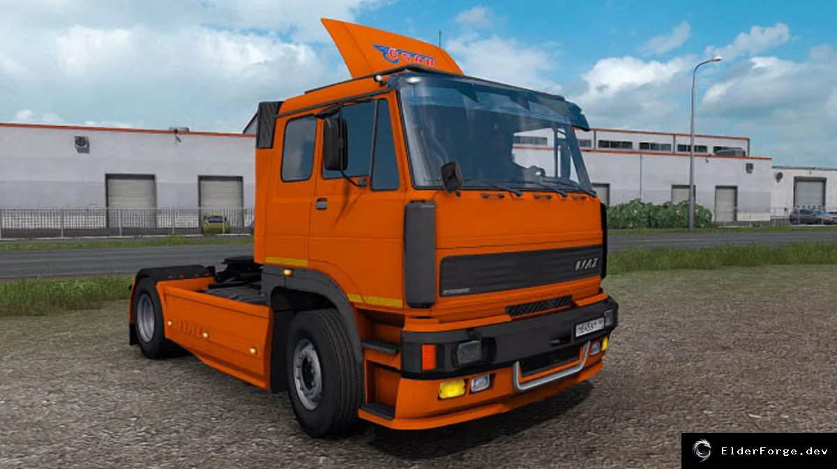 Обложка мода: Euro Truck Simulator 2 – Лиаз 300S Тандем v1.3 (1.43)