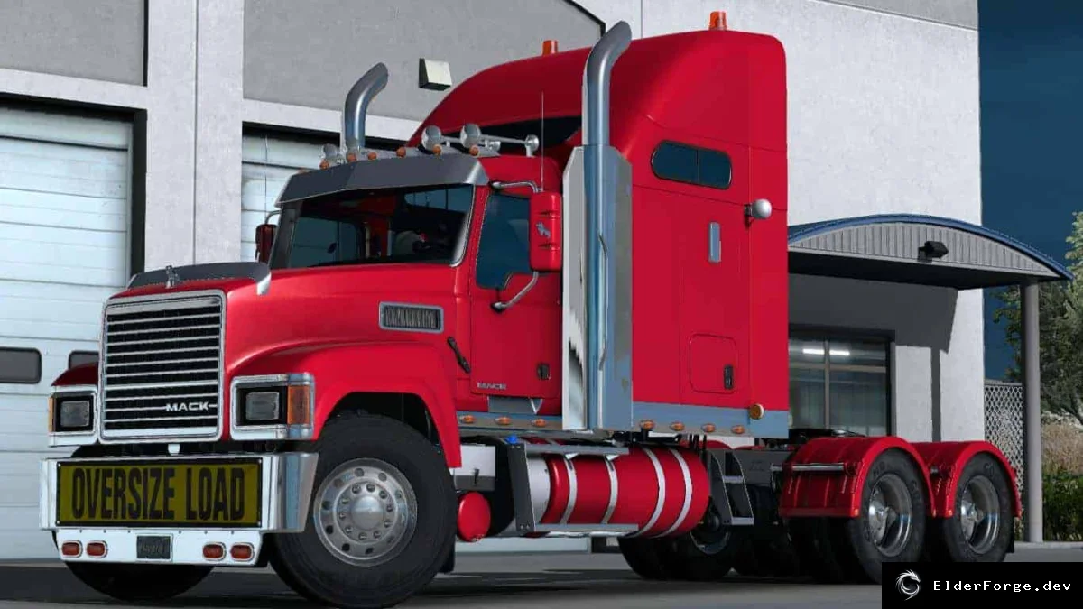 Обложка мода: Euro Truck Simulator 2 – Mack Pinnacle CHU613 (версии 1.37‑1.38)