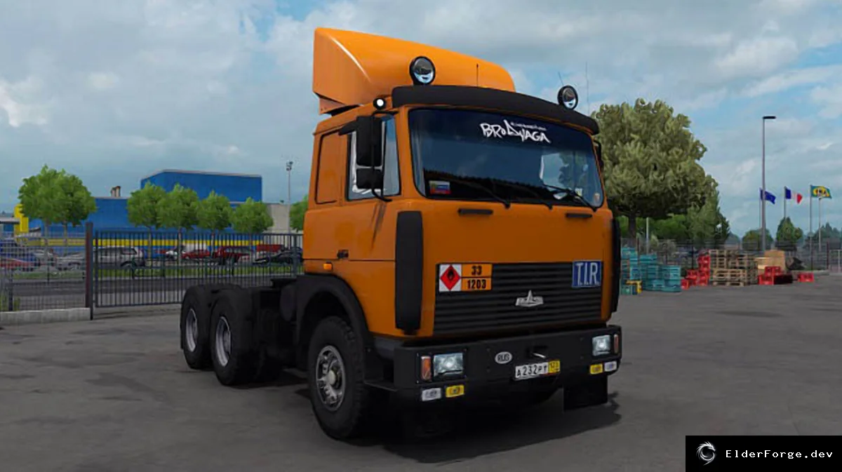 Обложка мода: Euro Truck Simulator 2 – МАЗ 5432-6422 v1.0 (поддержка патча 1.39)