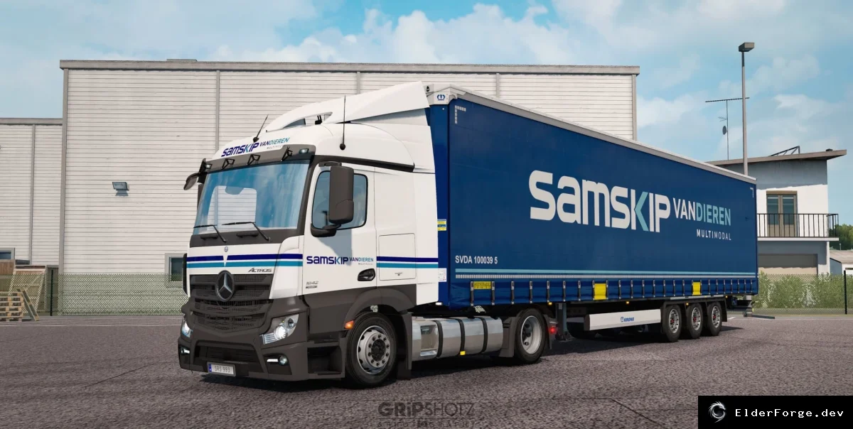 Обложка мода: Euro Truck Simulator 2 – Mercedes-Benz Actros MPIV (v1.7) для версии 1.43.x
