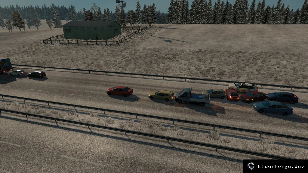 Обложка мода: Euro Truck Simulator 2 – Мод «Аварии»: Реалистичные ДТП на дорогах