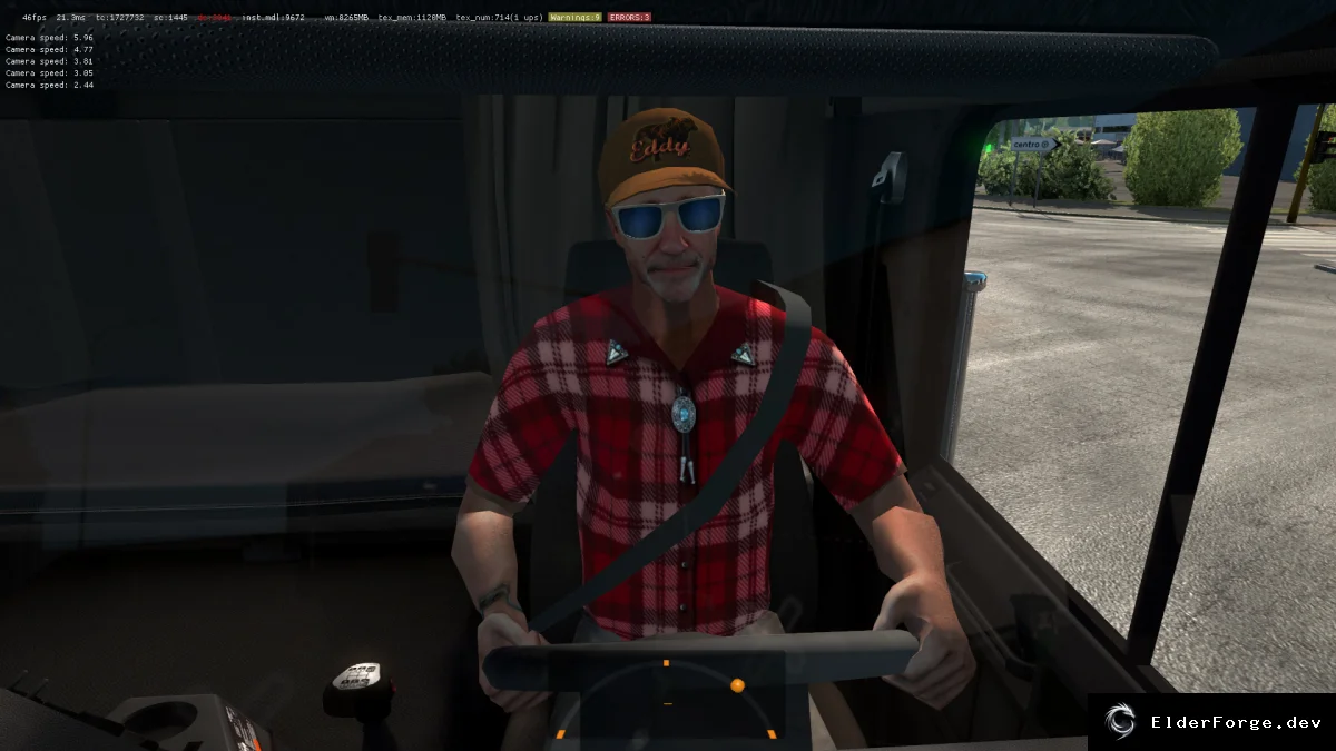 Обложка мода: Euro Truck Simulator 2 – Мужской водитель для вашего грузовика
