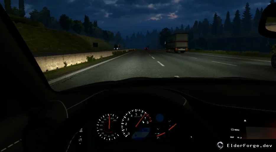 Обложка мода: Euro Truck Simulator 2 – Nissan GTR R35 (Boosted) v1.31 – ускоренный спорткар