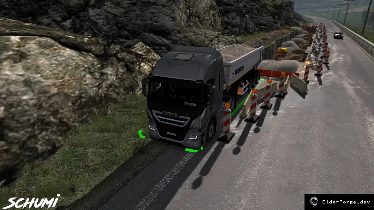 Обложка мода: Euro Truck Simulator 2 – Новая компания «Дорожные работы» и новые места разгрузки (v2.0)