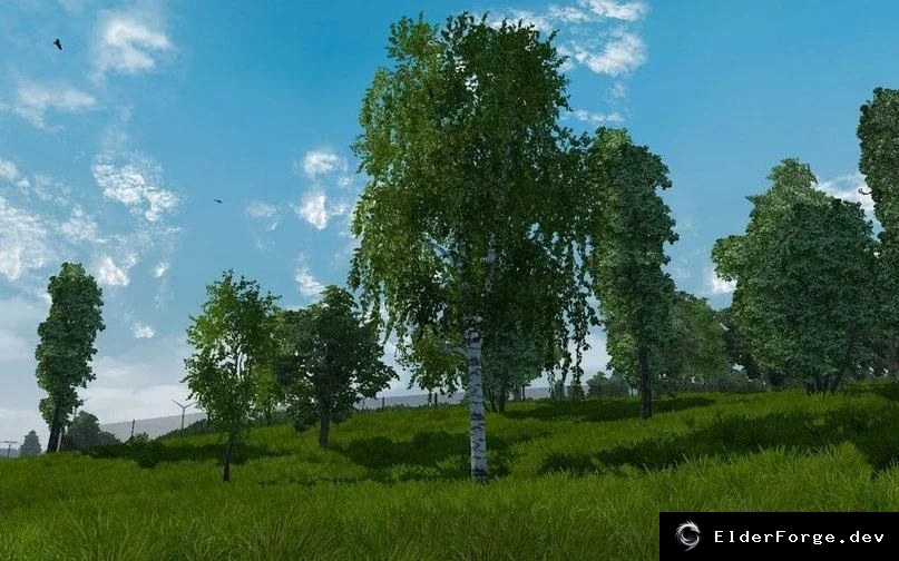 Обложка мода: Euro Truck Simulator 2 – Новая трава: улучшенные ландшафтные текстуры